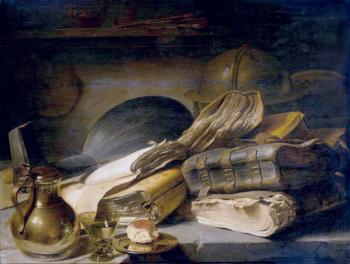 敭 利文斯 Still Life with Books